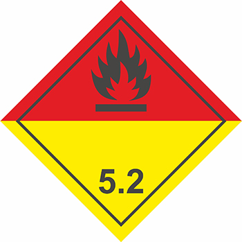 Номер образца знака опасности 5.2